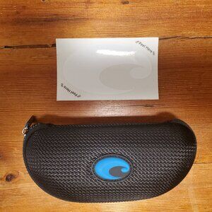 Costa glasses case, lens cloth & decal nwot
